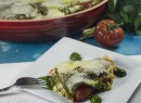 Heirloom Tomato and Spinach Basil Pesto Lasagna