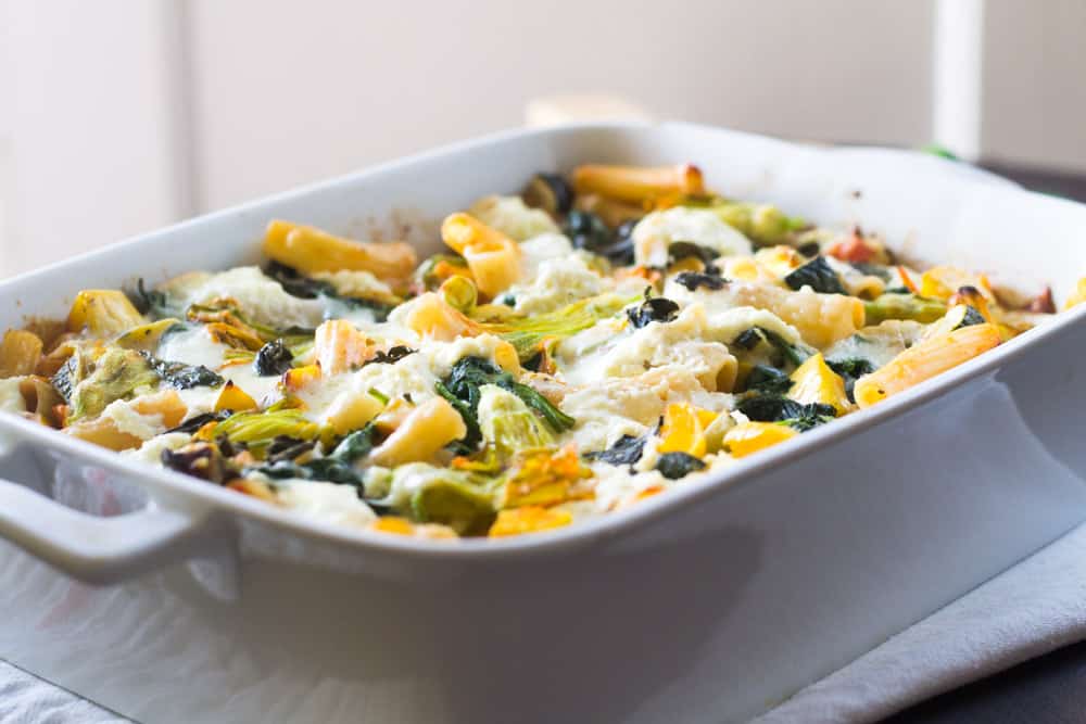 baked ziti casserole vegetarian