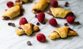 Chocolate Raspberry Walnut Rugelach