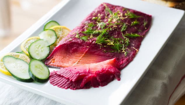Beet and Dill Cured Lox